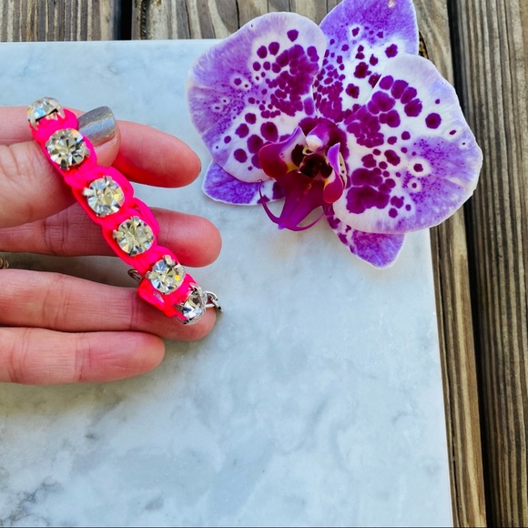 DANNIJO Ellen Pink Crystal Bracelet NWT - Picture 15 of 17